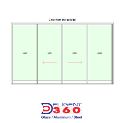 OXXO Four Panel (center opening)